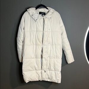 Vero Moda Off-White Quilted Jacket